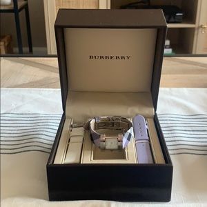 BURBERRY interchangeable watch set